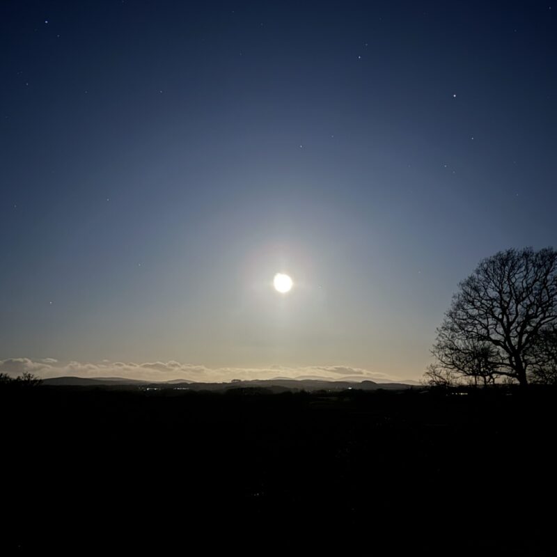 Full moon clear night