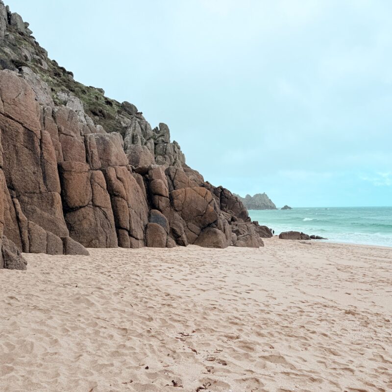 Porthcurno Stone cliffs