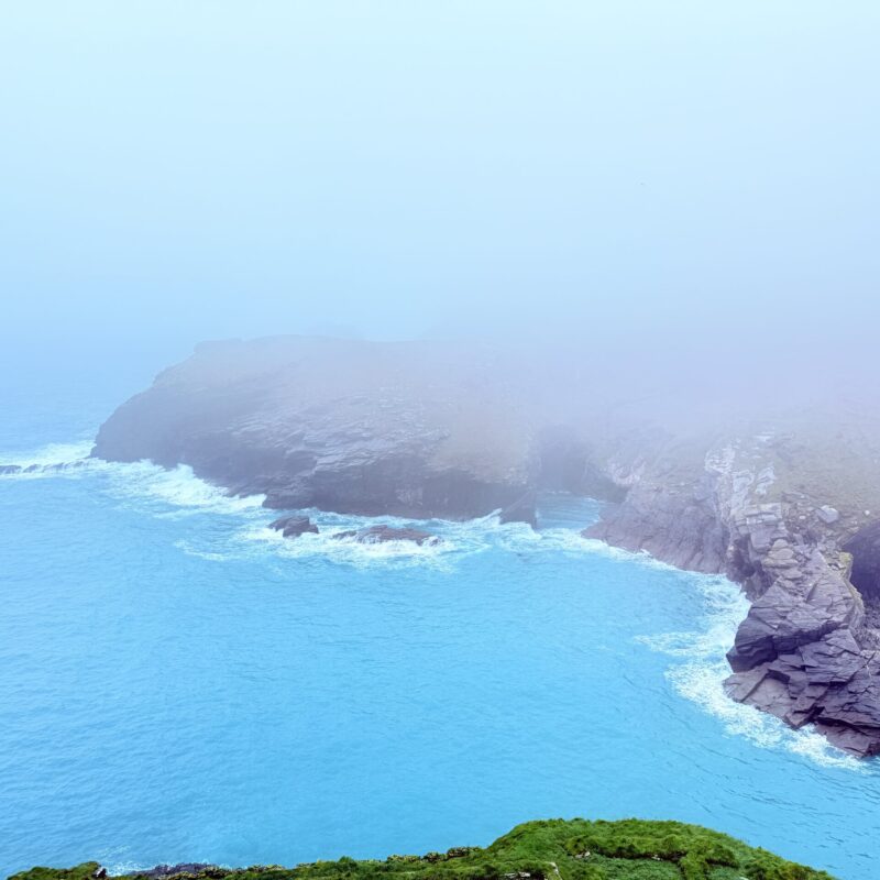 Tintagel Castle Cliff view